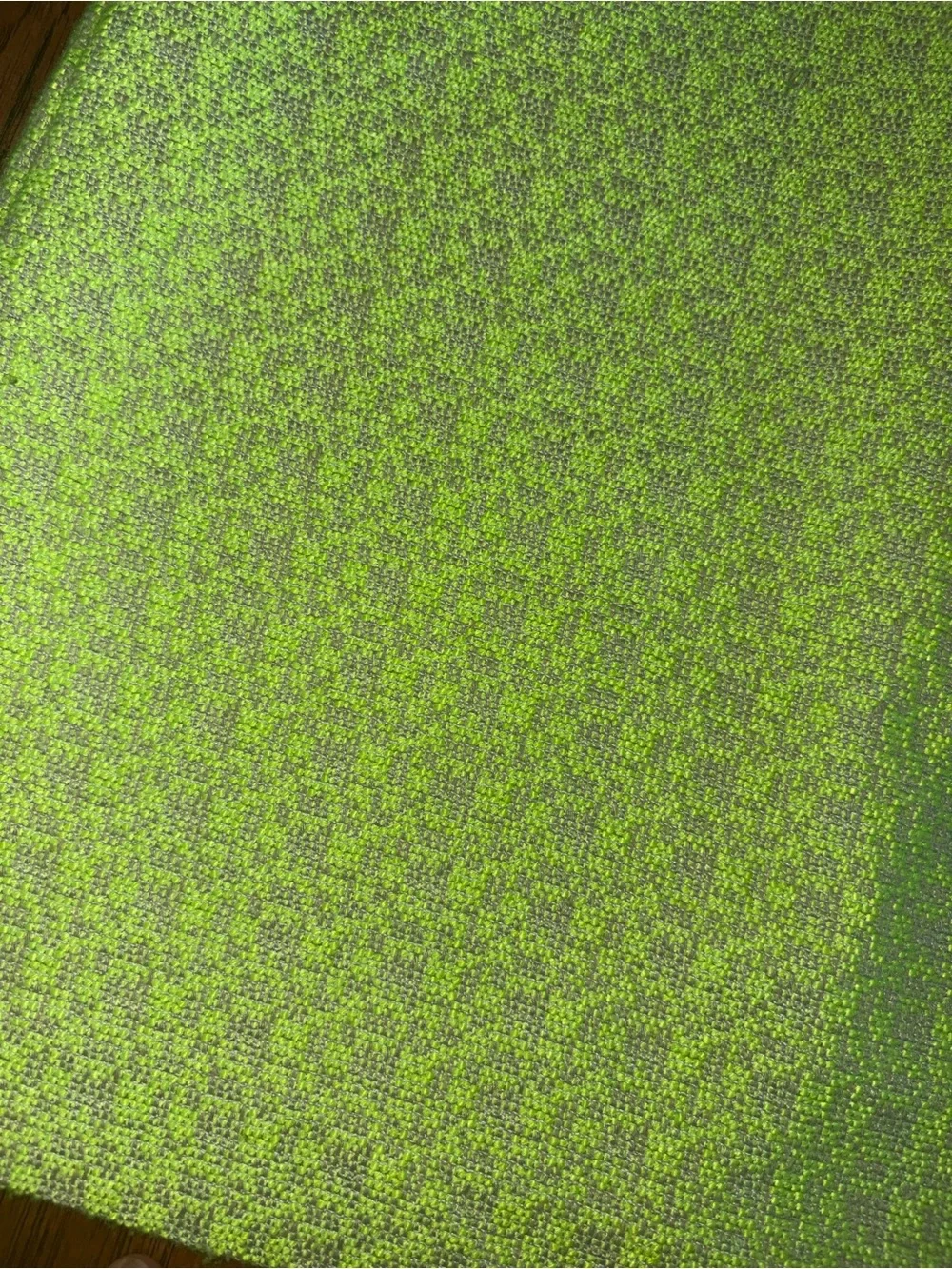 J Crew Razorback Tweed Dress Neon Green Size 0